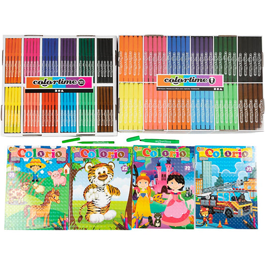 Colouring book set