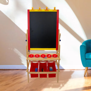 Create Double Sided Flip Kids Easel with Accessories