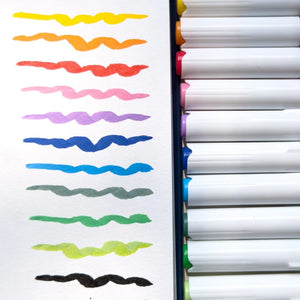 Elements Artifex Acrylic Markers Flexi Brush - Classic (Set of 12)