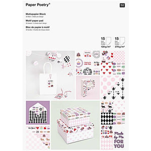 MOTIF PAPER PAD, PATISSERIE