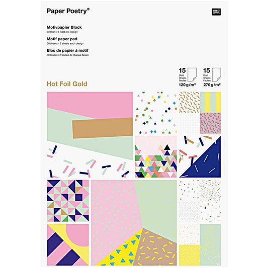 MOTIF PA PAD,CONFETTI HOT FOIL