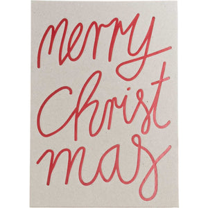 POSTCARD, M. CHRISTM. FSC MIX GREY