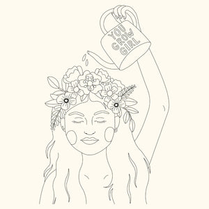 Colouring Book 23x23cm - Me Time (40 Sheets)