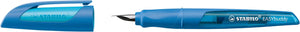Stabilo Ergonomic EASYbuddy M Nib Fountain Pen - Blue Blend (Blue Ink Cartridge)