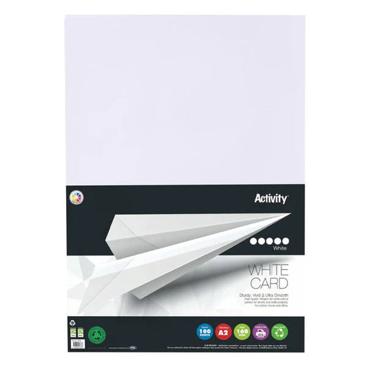 A2 Card Pack - White (100 Sheets)