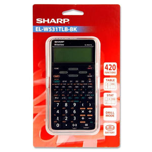 Sharp El-W531t Write View Scientific Calculator Black