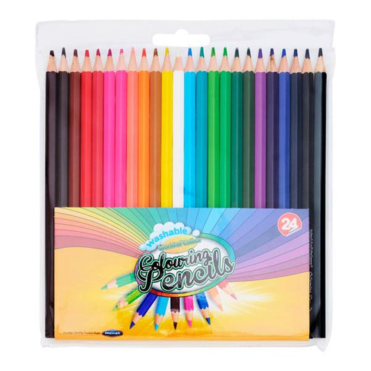 Woc Wallet 24 Full Size Colouring Pencils
