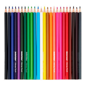 Woc Wallet 24 Full Size Colouring Pencils