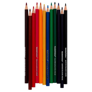 World of Colour 12 Watercolour Colouring Pencils