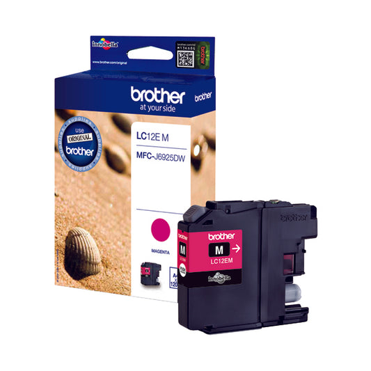 Brother LC12EM Inkjet Cartridge Magenta LC12EM