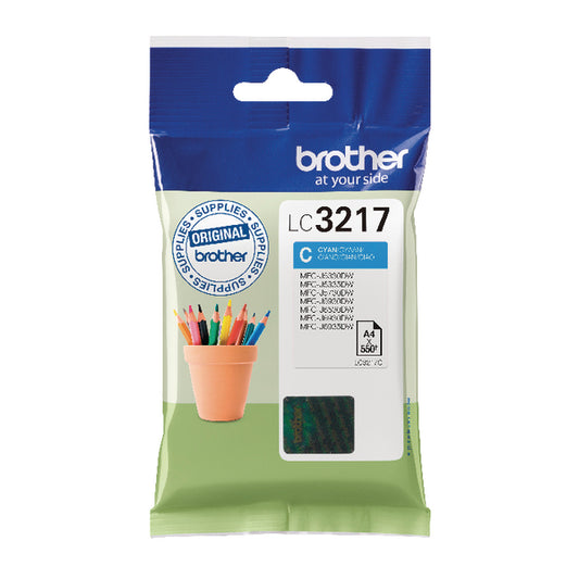Brother LC3217C Inkjet Cartridge Cyan LC3217C