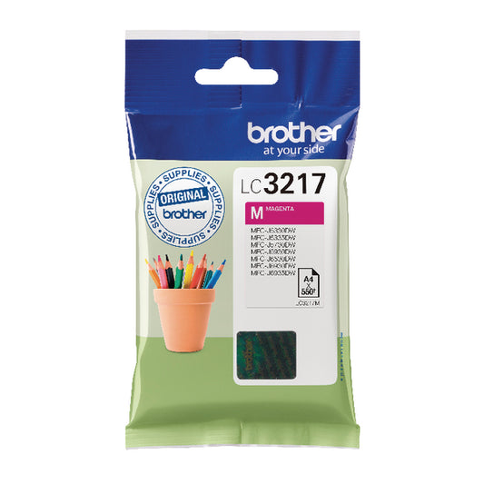 Brother LC3217M Inkjet Cartridge Magenta LC3217M
