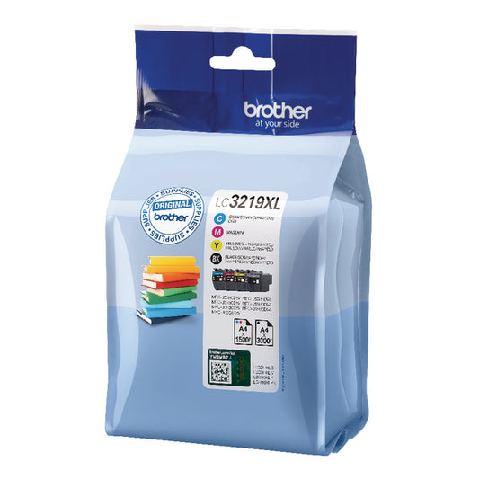 Brother LC3219XL Inkjet Cartridge Multipack High Yield CMYK LC3219XLVAL