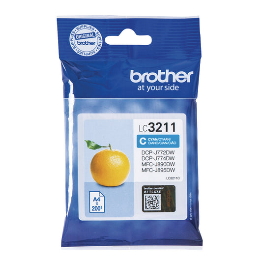 Brother LC3211C Inkjet Cartridge Cyan LC3211C