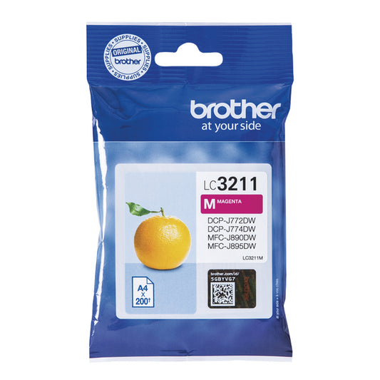 Brother LC3211M Inkjet Cartridge Magenta LC3211M
