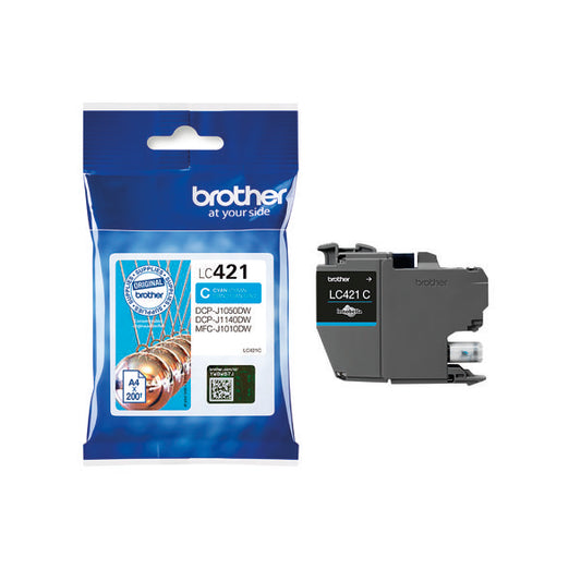 Brother LC421C Inkjet Cartridge Cyan LC421C