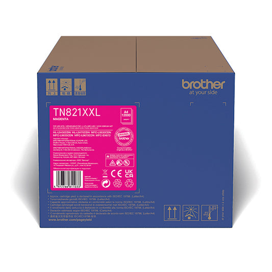 Brother TN-821XXLM Toner Cartridge Super High Yield Magenta TN821XXLM