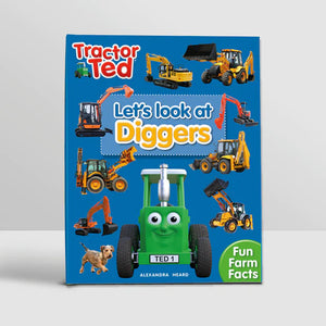 Tractor Ted Book Lets Look At Diggers