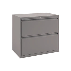 Bisley 2 Drawer Filing Cabinet 800x470x697mm Goose Grey BY74760