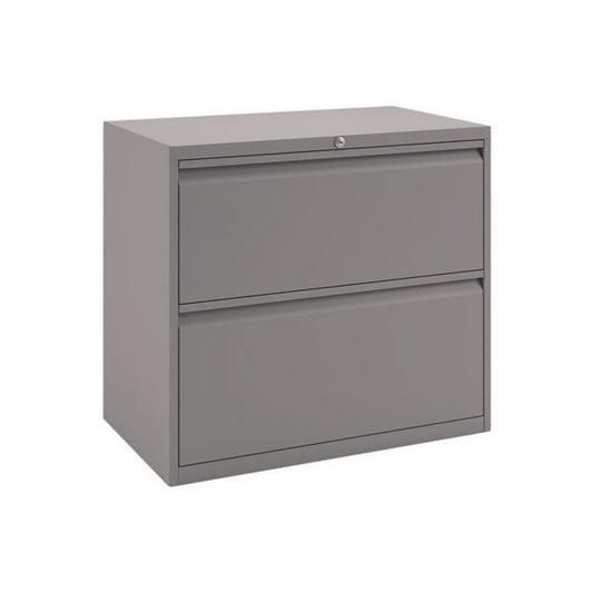 Bisley 2 Drawer Filing Cabinet 800x470x697mm Goose Grey BY74760