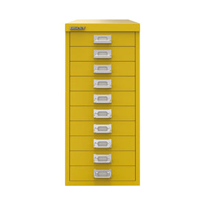 Bisley 10 Multidrawer Cabinet 279x380x590mm Canary Yellow BY78744