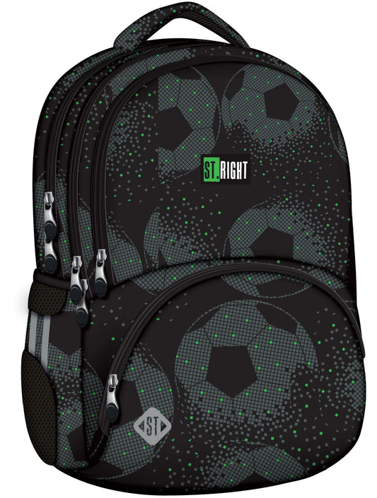 Backpack 17In St.Right Black Football 