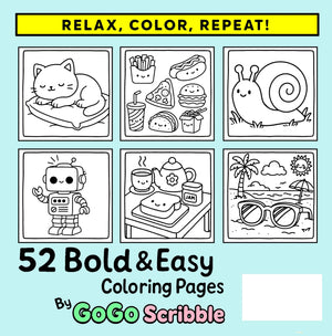 Bold & Easy: The Ultimate Coloring Book for Relaxation