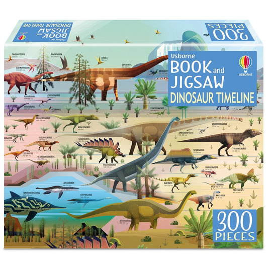 Book & Jigsaw - Dinosaur (300 Pieces)