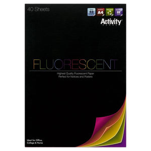 Premier Activity Fluorescent Pad - A4 (40 Sheets)
