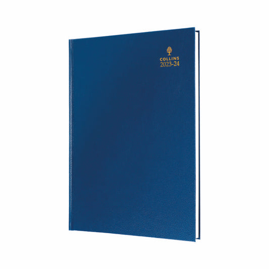 Collins Academic Diary Day Per Page A5 Blue 2023-2024 52M-60.24