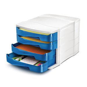 CEP Pro Gloss 4 Drawer Set Blue 394GBLUE