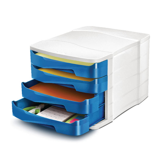 CEP Pro Gloss 4 Drawer Set Blue 394GBLUE