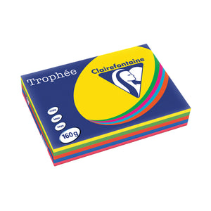 Trophee Card A4 160gm Intensive Assorted (Pack of 250) 1713C