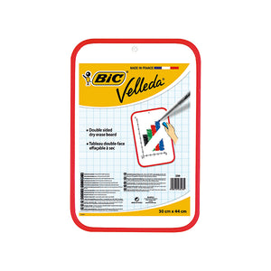 Bic Velleda Dry Wipe Board 300x440mm Red 230 812105