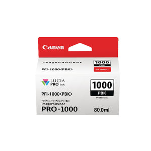 Canon PFI-1000PBK Inkjet Cartridge Photo Black 0546C001