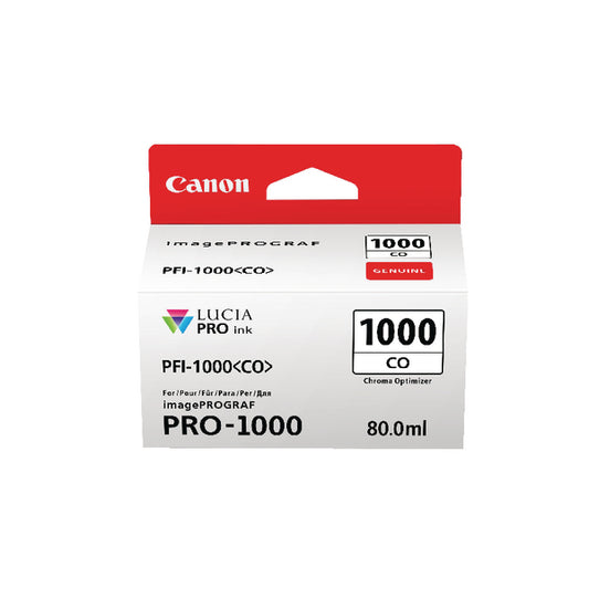 Canon PFI-1000CO Inkjet Cartridge Chroma Optimizer Clear 0556C001