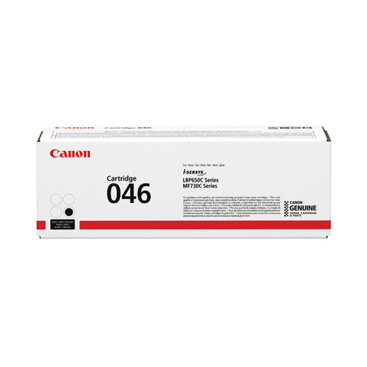 Canon 046BK Toner Cartridge Black 1250C002