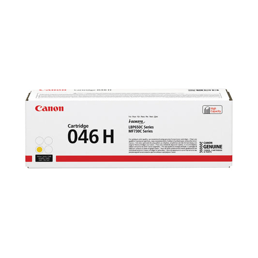Canon 046H Toner Cartridge High Yield Yellow 1251C002