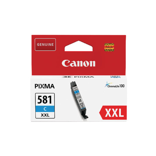 Canon CLI-581XXL Inkjet Cartridge Extra High Yield Cyan 1995C001
