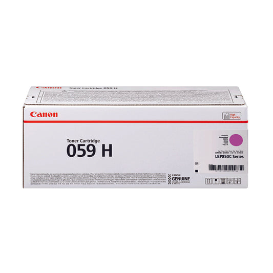 Canon 059H Toner Cartridge High Yield Magenta 3625C001