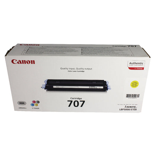 Canon 707Y Toner Cartridge Yellow 9421A004