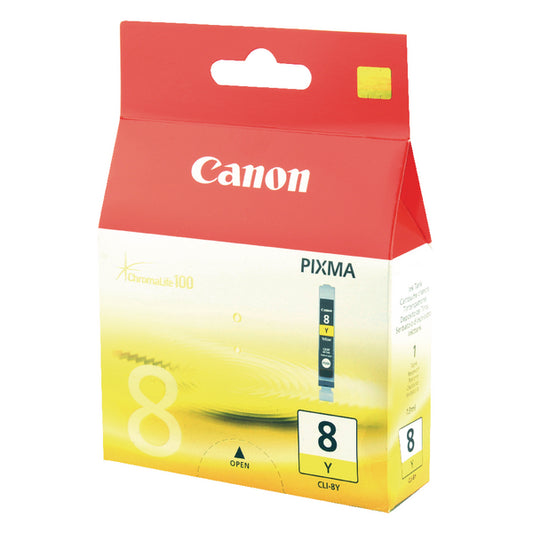 Canon CLI-8Y Inkjet Cartridge Yellow 0623B001