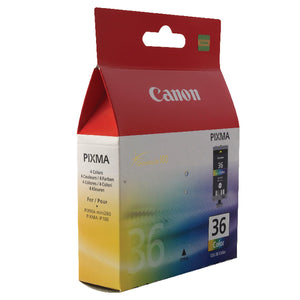 Canon CLI-36 Colour Inkjet Cartridge Tri-Colour Cyan/Magenta/Yellow 1511B001