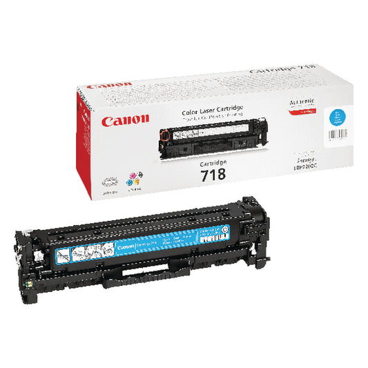 Canon 718C Toner Cartridge Cyan 2661B002