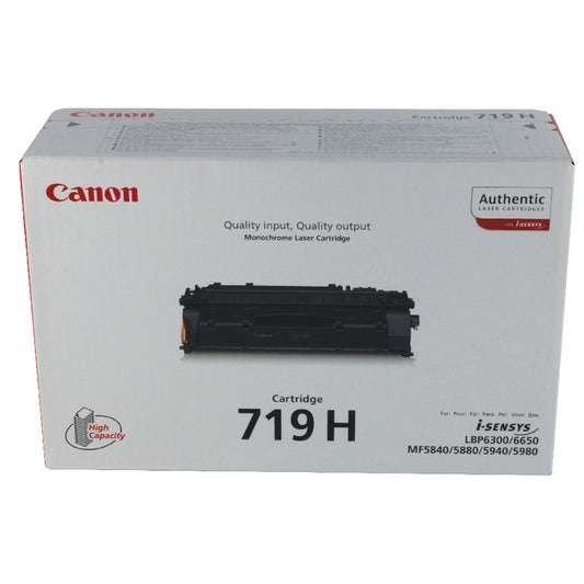 Canon 719H Toner Cartridge High Yield Black 3480B002