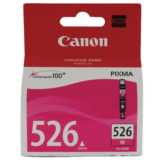 Canon CLI-526M Magenta Inkjet Cartridge (Capacity: 495 pages) 4542B001