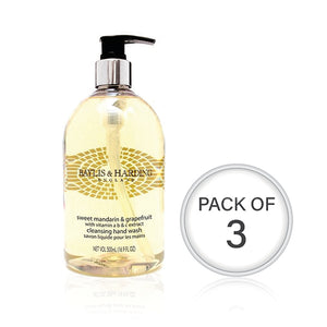 Baylis & Harding Mandarin/Grapefruit Wash 500ml (Pack Of 3) 604242
