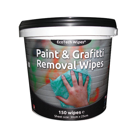 EcoTech Paint and Graffiti Wipes (Pack of 150) EBPG150