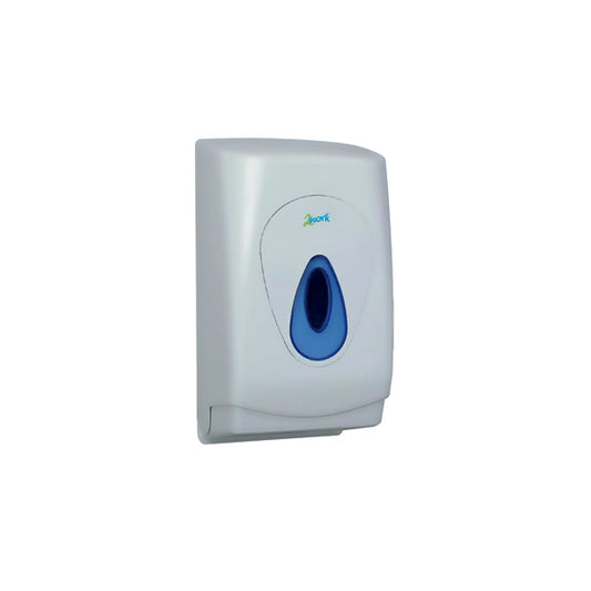 2Work Bulk Pack Toilet Tissue Dispenser White CPD97304