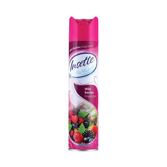 Insette Air Freshener Aerosol Wild Berry 330ml (Pack of 2) 1008233